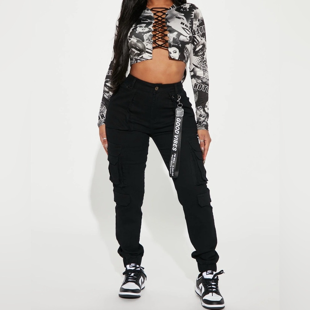 Fashion Nova Cargo Joggers